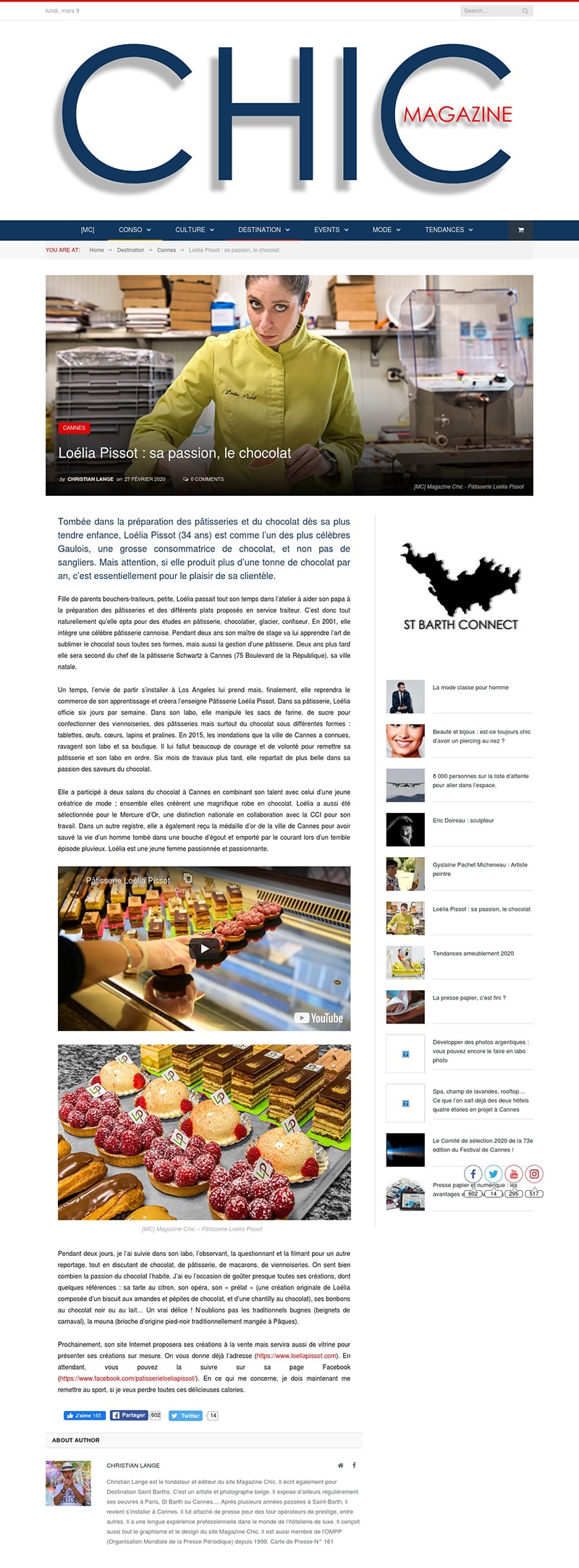 Loélia Pissot - Magazine Chic